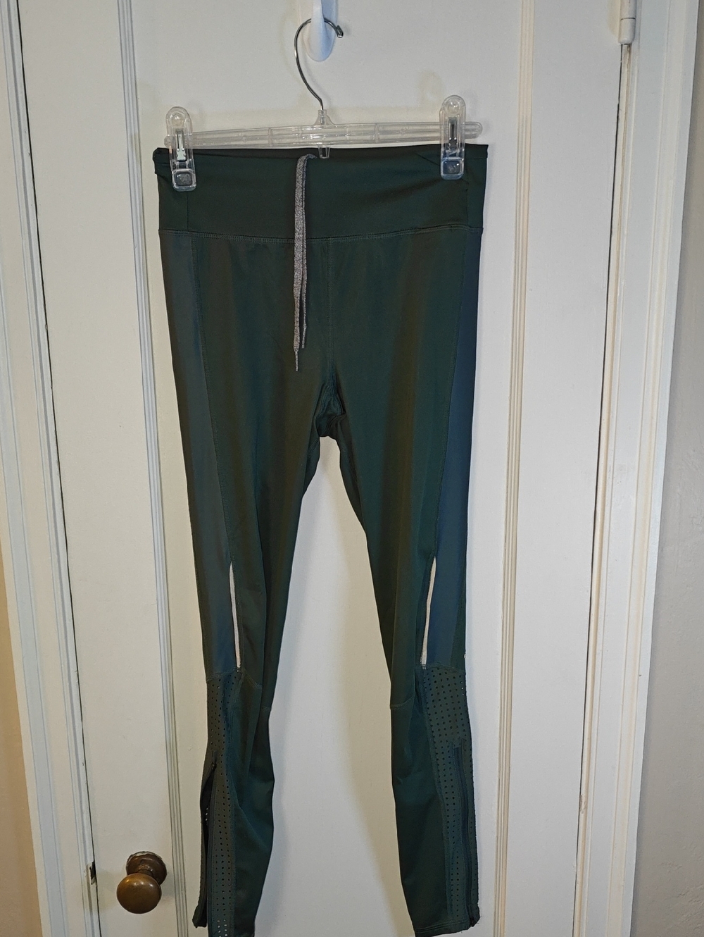adidas Supernova Dark Green Track Joggers with Side Panels
